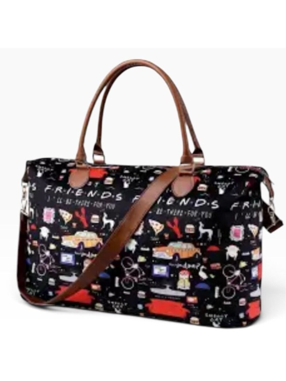 TV Show Friends Weekender Travel Tote Bag Convertible Crossbody Shoulder Purse